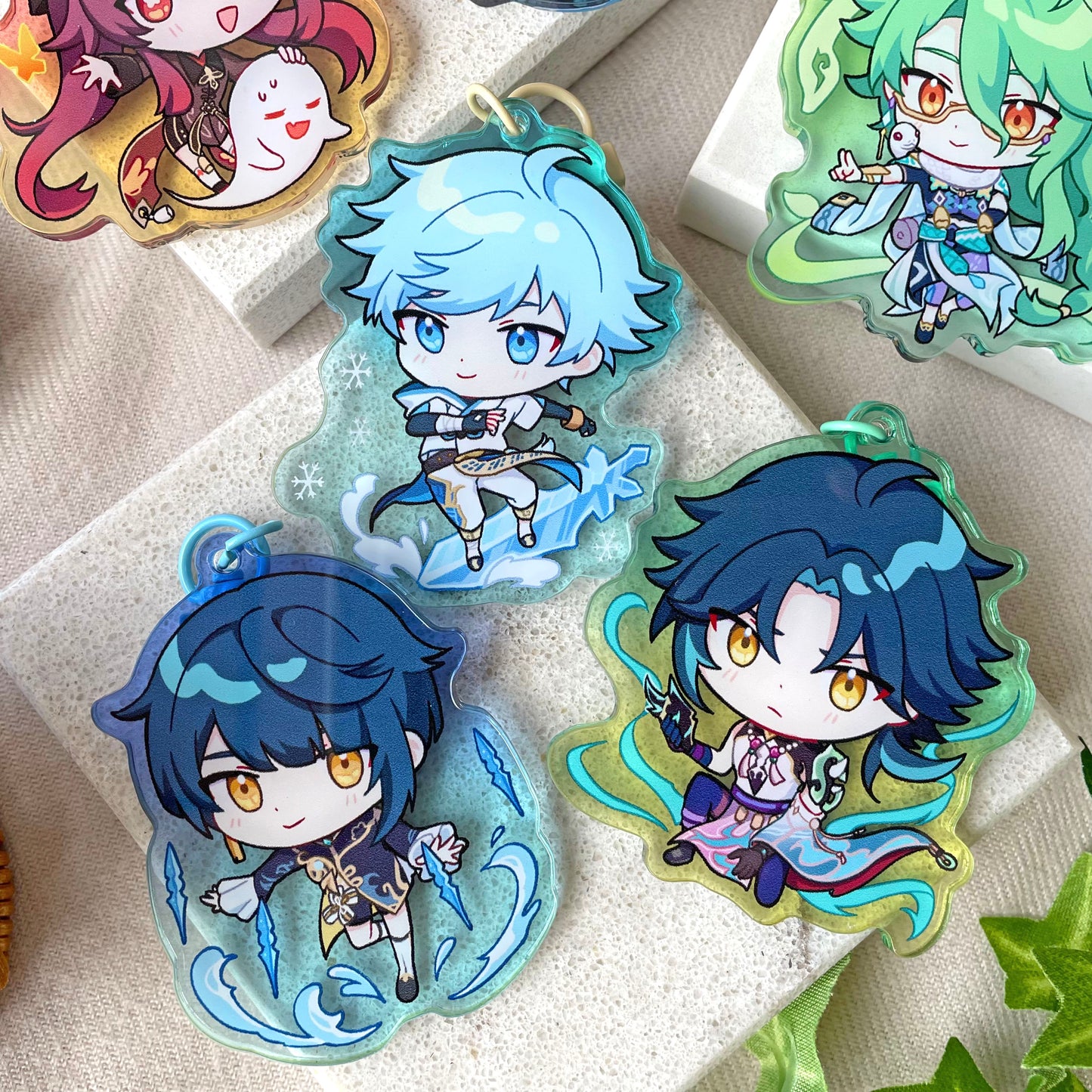Genshin Impact Gradient Acrylic Charms - Liyue