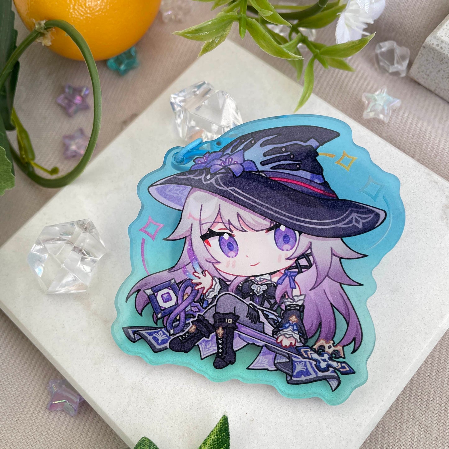 Honkai Star Rail Gradient Acrylic Charms