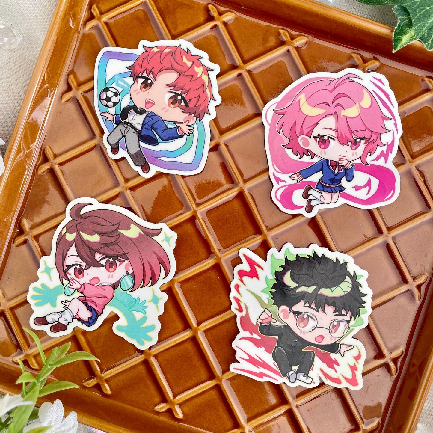 DanDaDan & Hatsune Miku Die Cut Stickers