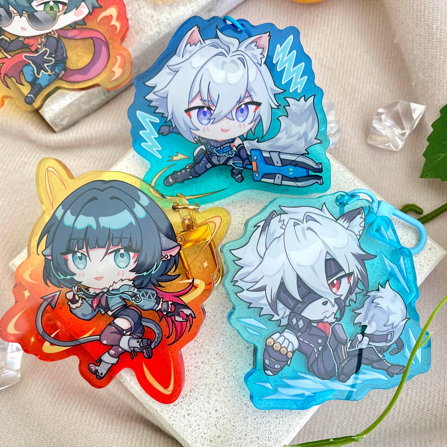 Zenless Zone Zero Gradient Acrylic Charms