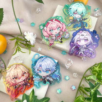 Honkai Star Rail Gradient Acrylic Charms - Amphoreus