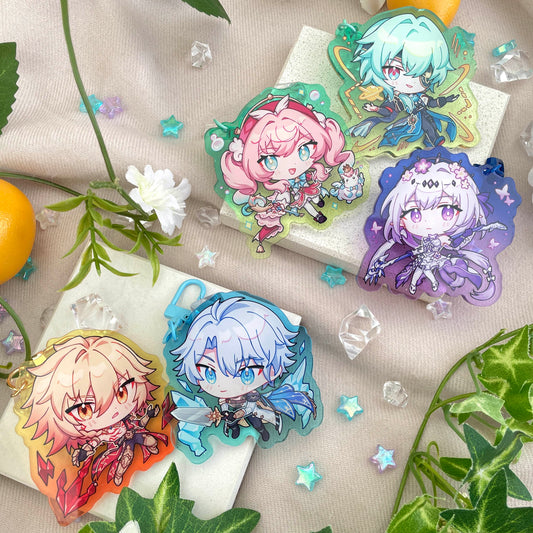 Honkai Star Rail Gradient Acrylic Charms - Amphoreus