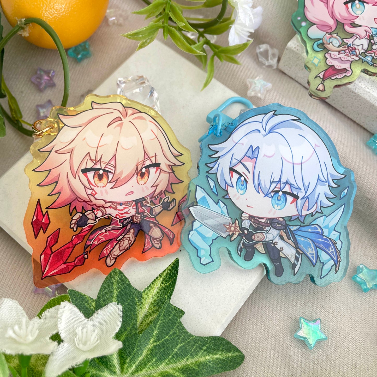 Honkai Star Rail Gradient Acrylic Charms - Amphoreus