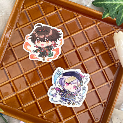 Genshin Impact Die Cut Stickers - Liyue & Mondstadt