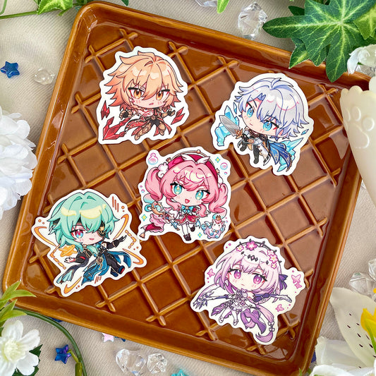 Honkai Star Rail Die Cut Stickers - Amphoreus