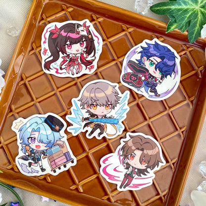 Honkai Star Rail Die Cut Stickers - Penacony & Xianzhou Luofu