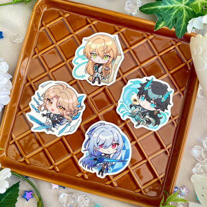 Honkai Star Rail Die Cut Stickers - Penacony & Xianzhou Luofu