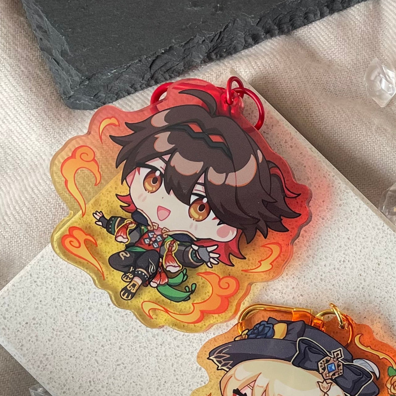 Genshin Impact Gradient Acrylic Charms - Liyue